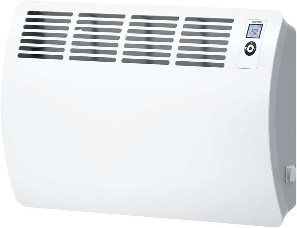 STIEBEL ELTRON Wandkonvektor CON 20 Premium, 2 kW für ca. 25 m², VDE geprüft, LC-Display, Wochentimer, 120 Min. Kurzzeittimer, Silent Mode, 237833