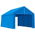 Rechteckiges Gartenzelt Polyester Blau 300x500x250 cm