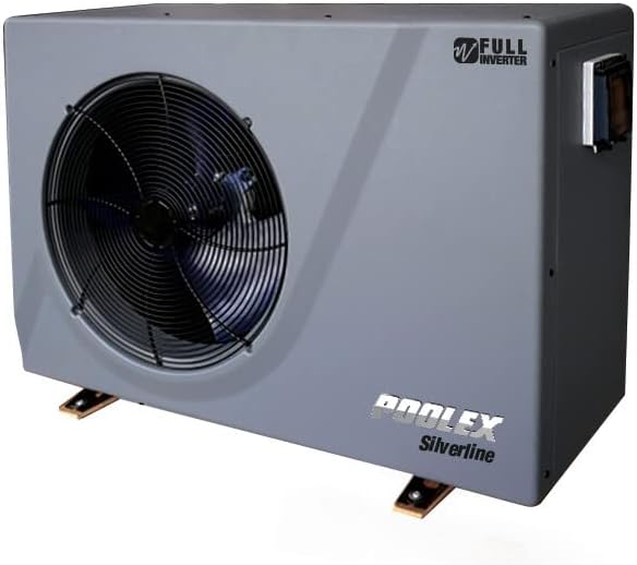 POOLEX, PC-SLP120N Silverline Inverter 120, Leise Pool-Wärmepumpe, 12 kW, Für alle Pools, Multifrequenz-Kompressor und WiFi-Technologie