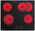 AMZCHEF Glaskeramikkochfeld 4 Platten 7200W, Herdplatte 4 Kochfelder 60 cm, Dual-/Ovalzonen für Grillen, Kompatibel mit allem Kochgeschirr