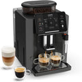 Krups Sensation Kaffeevollautomat mit Milchschaumdüse, Kaffeemaschine für Espresso, bis zu 5 Kaffeegetränke und 2-Tassen-Funktion