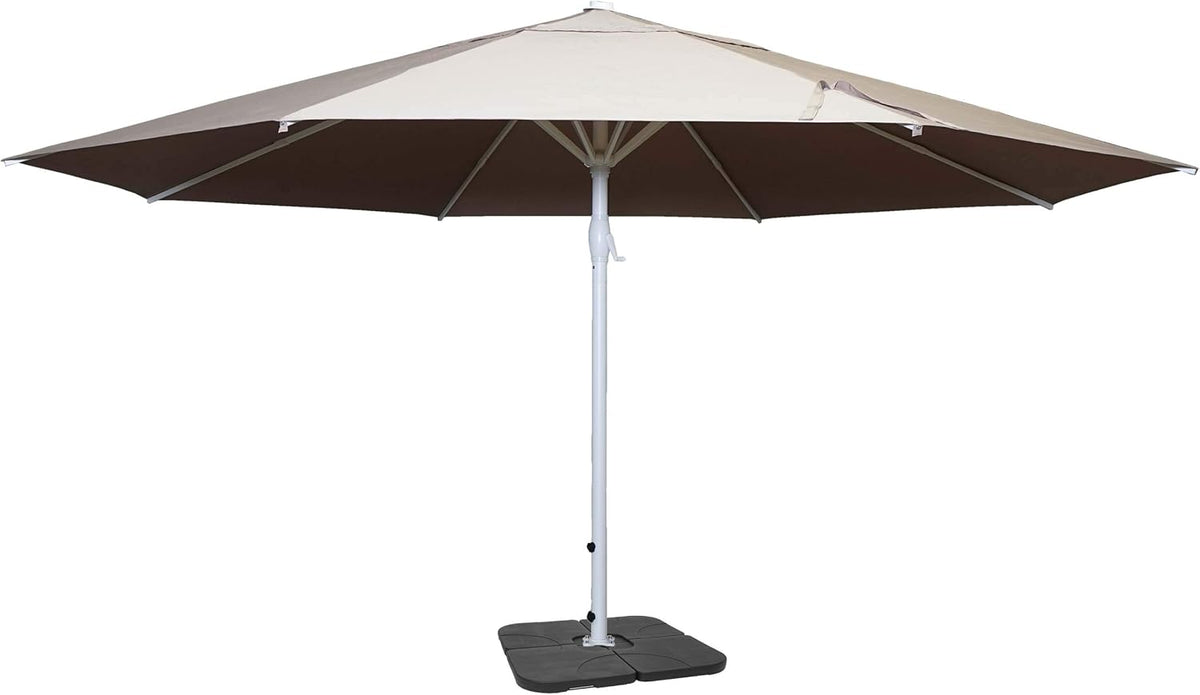 Mendler Sonnenschirm Meran II Polyester/Alu Ø 5m mit Ständer