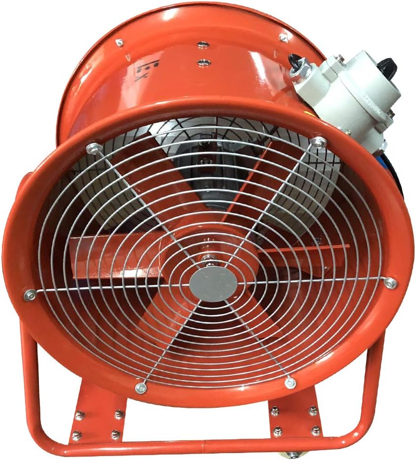 Bauventilator 1,1kw Axiallüfter AC-Motor 2800 U/min Baulüfter Gebläse Durchfluss 150m³/min 73 dB Wenig Industrieventilator Baugebläse