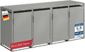 STEELSØN Thoria Mülltonnenbox 4er bis 240 L, Müllbox aus Stahl, Grau