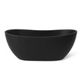 Freistehende Badewanne Schwarz Sanitäracryl Oval 170cm
