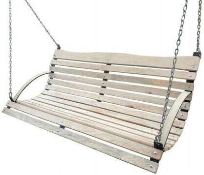 NEU Holz Hollywoodschaukel Bank Sitz ZUR SCHAUKEL 180 150 120 cm + Kette + KARABINER XXL (120)
