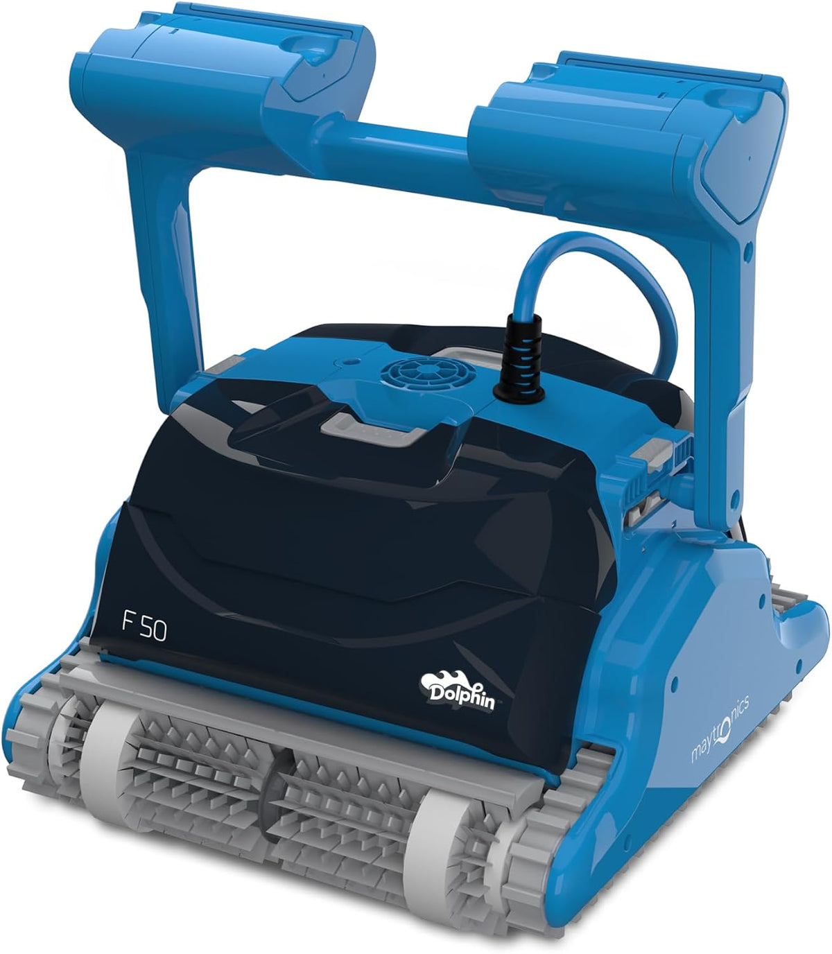 Dolphin F50 Automatischer Poolreiniger Poolroboter mit kabel, Eingelassene Pools bis zu 15 m, Boden, Wasserlinie und Wandreinigung, Energieeinsparung