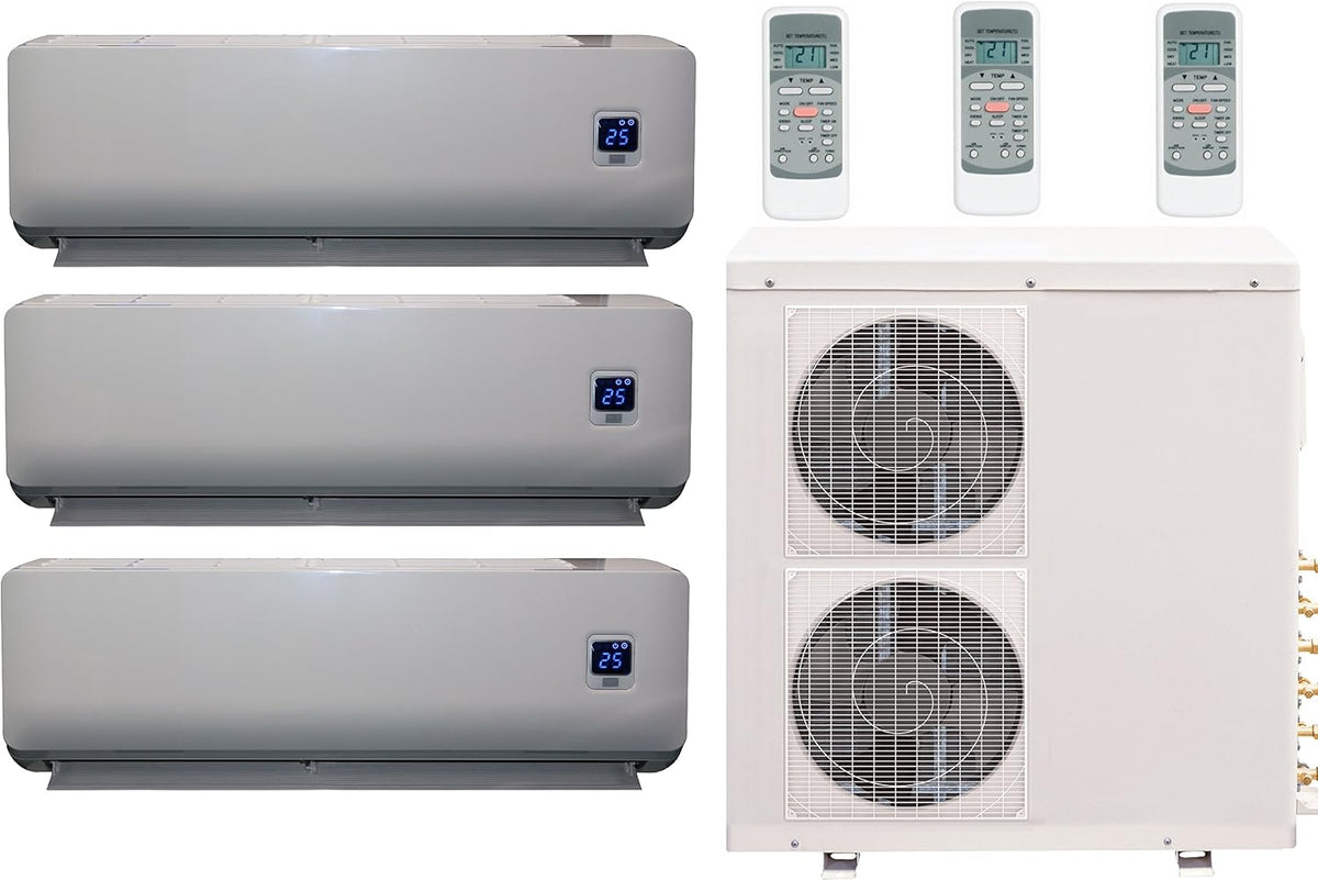 Comfee MS11M6-27HRFN1-TRIO Full-Inverter Split-Klimagerät 3 x 9000 BTU inklusive Wärmepumpe, Raumgröße 3 x 32 m²