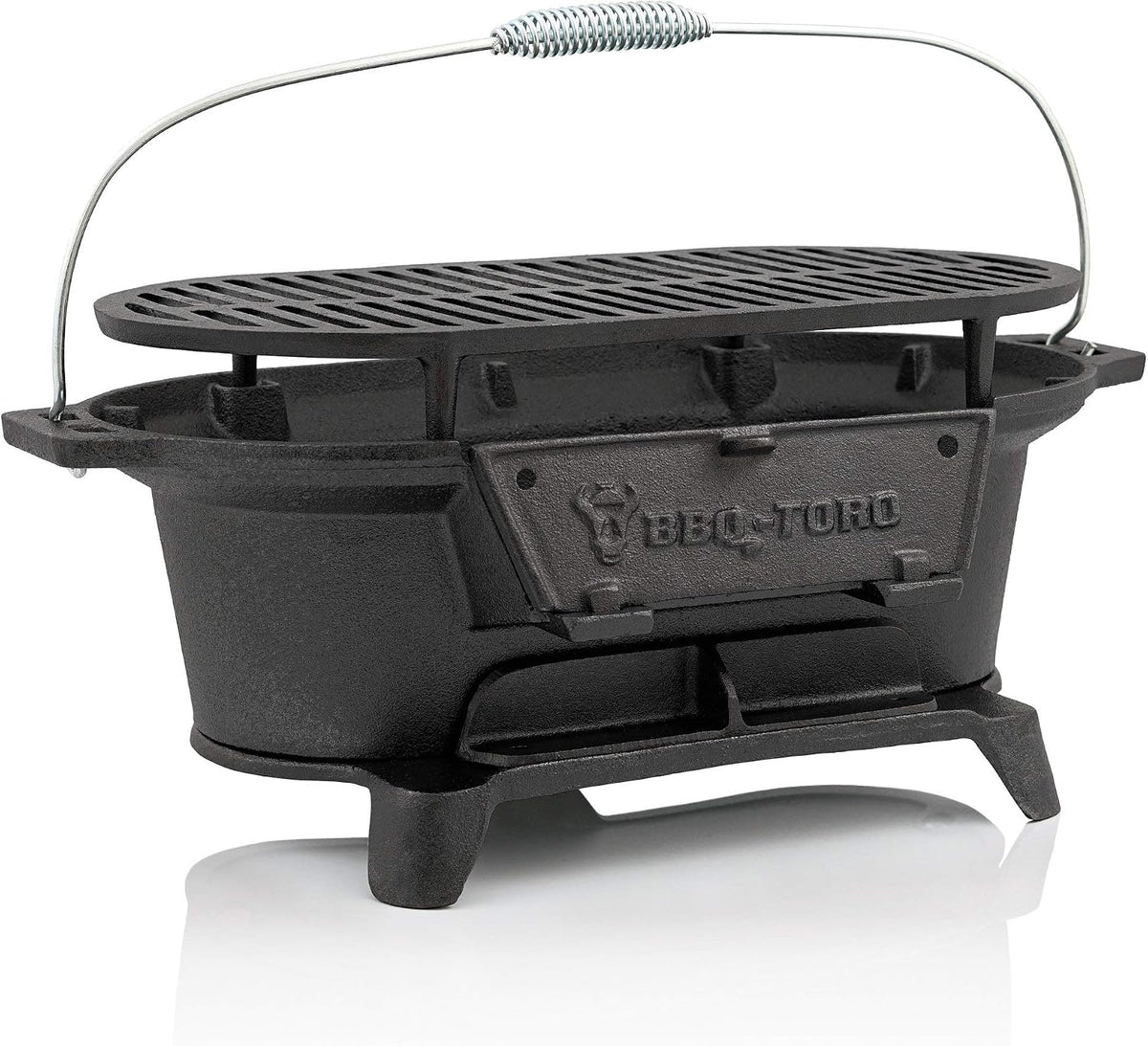 BBQ-Toro Gusseisen Grilltopf mit Grillrost