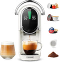 Magician1 Mini Pod Kaffeemaschinen 5 in 1 für Nespresso Original OL, ESE 44 mm Pads und Espresso gemahlener Kaffee, 1450 W, Dolce Gusto, 20 Bar