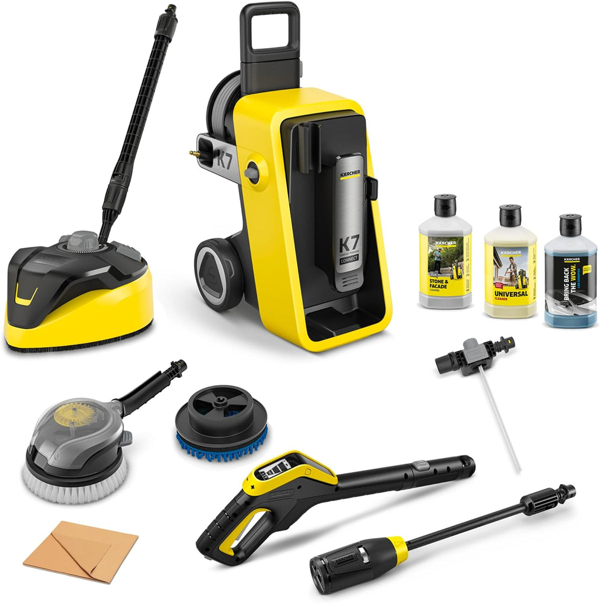 Kärcher Hochdruckreiniger K 7 Comfort Premium Connect Car & Home, Fördermenge: 600 l/h, max. 180 bar, Fläche: 60 m²/h, Schlauchtrommel, App-Steuerung