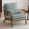 Bonnlo Sessel Gepolsterter Cocktailsessel, bis 200 kg belastbar, Ohrensessel für Wohnzimmer, Polsterstuhl mit Massivholz, Moderner loungesessel