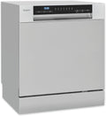 Exquisit GSP508-030D Tischgeschirrspüler Silber, Spülmaschine 8 Gedecke