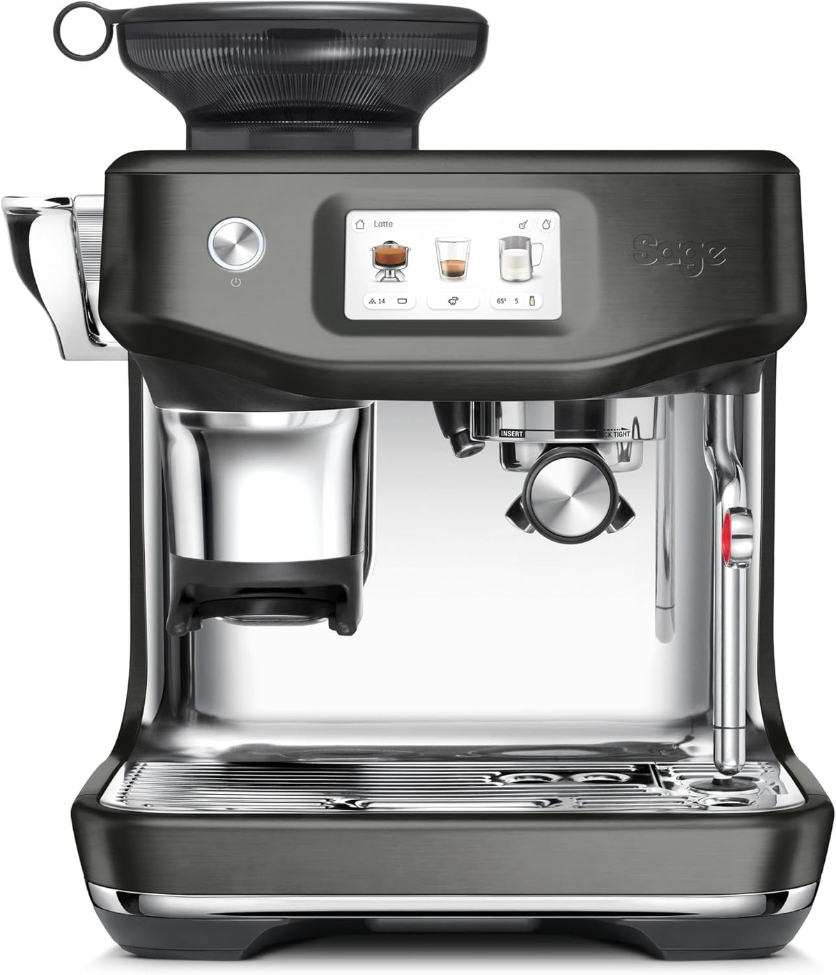 Sage The Barista Touch Impress, Schwarzer Edelstahl