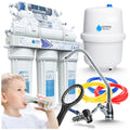 Ari Osmoseanlage Trinkwasser Umkehrosmose Wasserfilter RO7, 12 Liter Tank