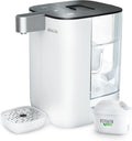 BRITA Heißwasserspender Cube, Wasserspender für zuhause (4L) weiß, mit UV-C-Technologie, inkl. MAXTRA PRO Extra Kalkschutz Wasserfilterkartusche