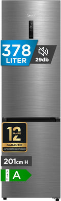 Midea MDRB521MGA46O Kühl-Gefrier-Kombination 378 l, NoFrost, Klasse A