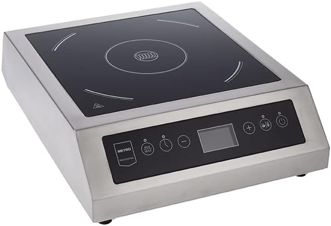METRO Professional GIC3135 Induktionskochfeld, 3500 W, Edelstahl/Glaskeramik, Überhitzungsschutz, Fettfiltersystem, silber