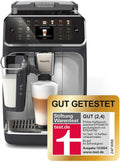PHILIPS Kaffeevollautomat LatteGo 5500 Serie, Silber, 20 Spezialitäten