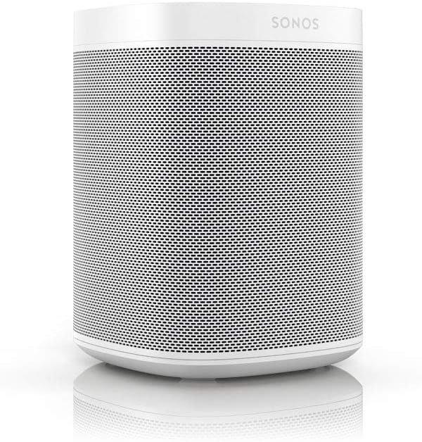 Sonos One Smart Speaker, Intelligenter WLAN Lautsprecher mit Alexa Sprachsteuerung, Multiroom Speaker für unbegrenztes Musikstreaming, weiß