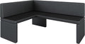Eckbank Akiko Corner Bench, 128x168cm Links, Eckbankgruppe für Ihrem Esszimmer, Essecke. für Küche, Küche modern, Sitzecke
