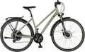 PROPHETE ENTDECKER 500 28 Zoll Trekkingbike mit Altus 24 Gang Kettenschaltung hydraulischen MT200 Scheibenbremsen 40 Lux LED Beleuchtung Alu Suntour