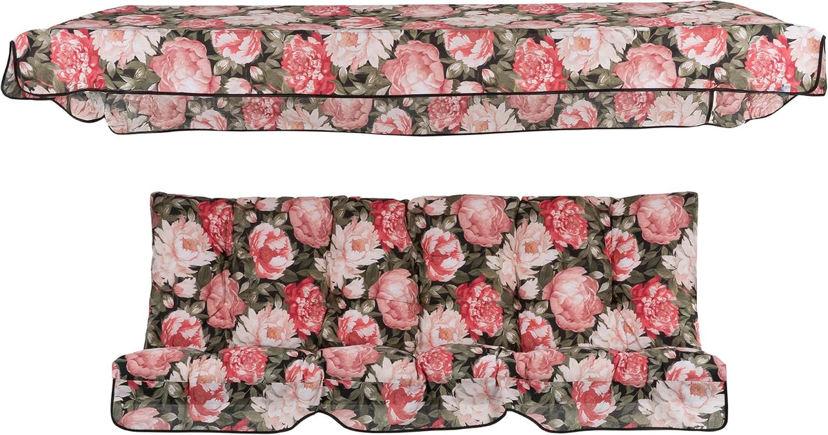 PATIO Hollywoodschaukel Auflage 175 Blumen Parma/Milano mit Sonnendach