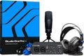 PreSonus AudioBox 96 Studio, 25th Anniversary Edition, Bundle für Aufnahme und Produktion mit Mikrofon, USB-Audio-Interface, Kopfhörer & Software