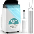 SereneLife Mobile Klimaanlage 2,6 kW 7000 BTU, L52 dB Leises Klimagerät für Schlafzimmer bis 28 m², mit Entfeuchter, Angenehme Kühlung an heißen Tagen