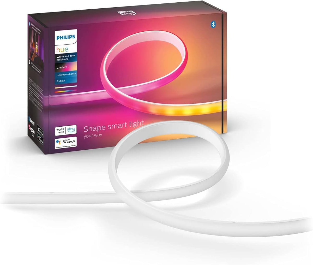 Philips Hue Gradient Lightstrip Basis-Set, 2m, Ambientebeleuchtung