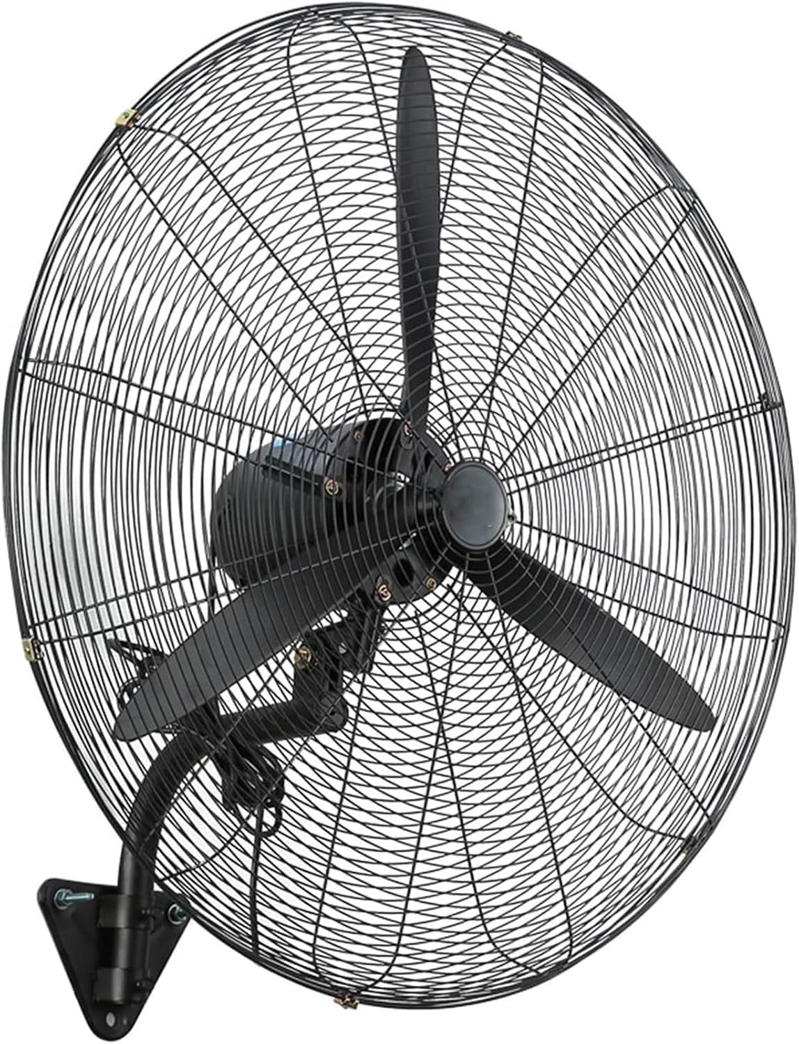 Wandventilator, 79 cm (31 Zoll), leiser 120°-Oszillationsmodus für Zuhause und Büro im Sommer, Industrielüfter, 3 Luftvolumenstufen