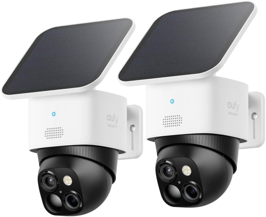 eufy SoloCam 2 Pack, ohne ABO, Überwachungskamera Außen, 360°-Überwachung