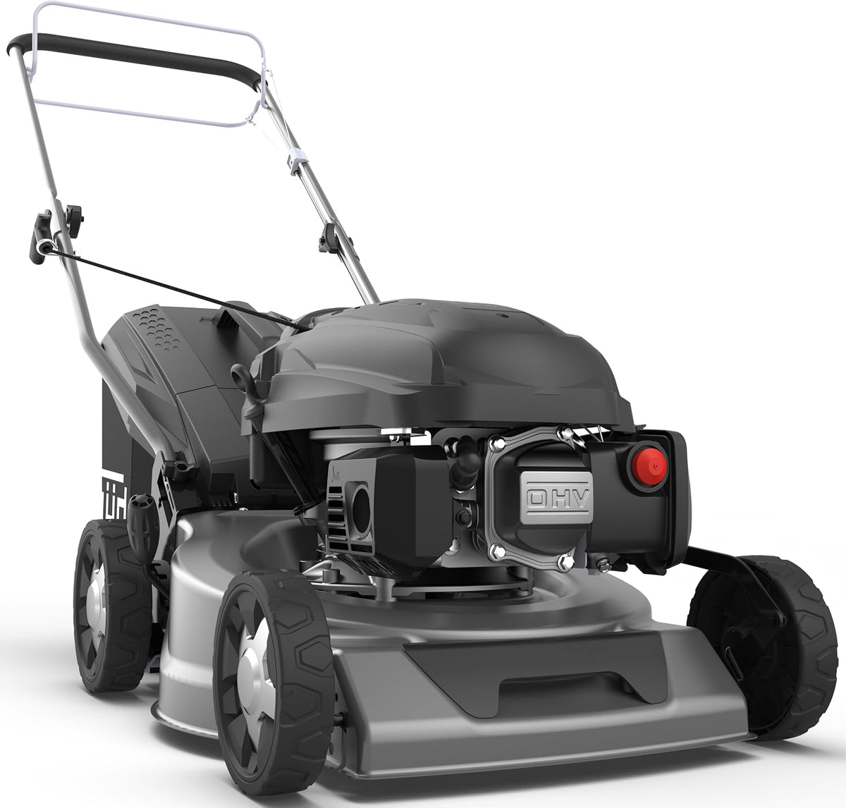 Güde Benzin Rasenmäher mit Radantrieb und Leichtstart 144,3cm³ 42cm Eco Wheeler 415 R 3in1 mit Antrieb