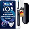 Oral-B iO Series 5 Elektrische Zahnbürste, Electric Toothbrush mit 5 Putzmodi für Zahnpflege, Schwarz, Inkl. 1 Aufsteckbürste, Reise-Etui