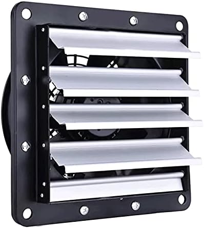Axialventilator 300 mm, Absaugung Lüftung Ventilator Metall, 180 W, 2600 U/min, Wandventilator Industrie-Lüfter 2250 m³/h, 72 dBA
