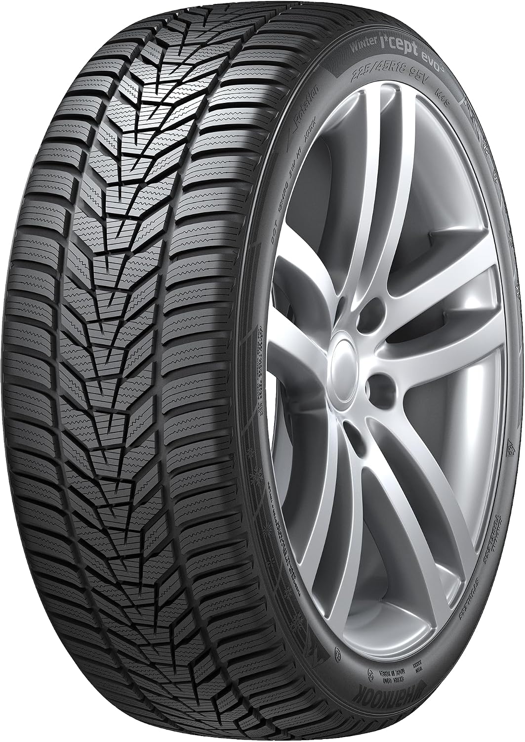 HANKOOK, 245/45 R18 TL 100V WINTER I*CEPT EVO3 W330 XL SOUND ABSORBER BSW M+S 3PMSF, Winterreifen