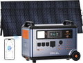 OSCAL PowerMax 6000 Solargenerator 6000W mit 2x500W Solar Panel, 3600Wh Erweiterbar auf 57.6kWh Tragbare Powerstation, LiFePO4-Akku, Stromausfall