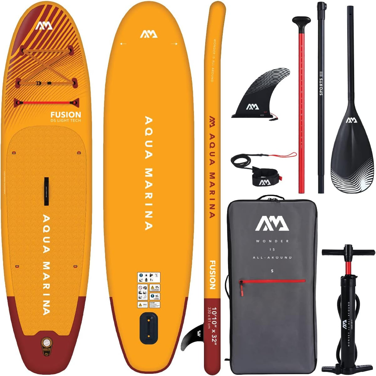 Aqua Marina Aufblasbare Stand Up Paddle Boards (iSUP) ? Komplett-Sets f?r Erwachsene