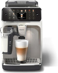 PHILIPS Kaffeevollautomat LatteGo 5500 Serie, Weiß-Chrom, 20 Spezialitäten