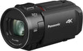 Panasonic HC-VX3E-K 4K-Camcorder, 25-mm-F1.8-Weitwinkelobjektiv, 24-facher optischer Zoom, Video (25p), Hybrid OIS+, HDR, Zoom-Mikrofon, Touchscreen