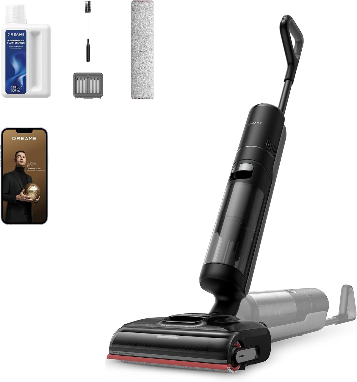 dreame H15 Pro Nass-&Trockensauger, KI-Roboterarm, Triple-Edge-Reinigung