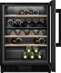 Siemens KU21WAHG0 iQ500 Weinkühlschrank, 82 x 60 cm, Temperatur: 5-20 °C, 120 L, 44 Flaschen, Zwei separat gesteuerte Temperaturzonen