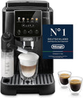 De'Longhi Magnifica Start, Espresso Kaffeemaschine, Schwarz (ECAM222.91.B), Perfetto Kaffeevollautomat mit LatteCrema-Milchaufschäumer, Cappuccino