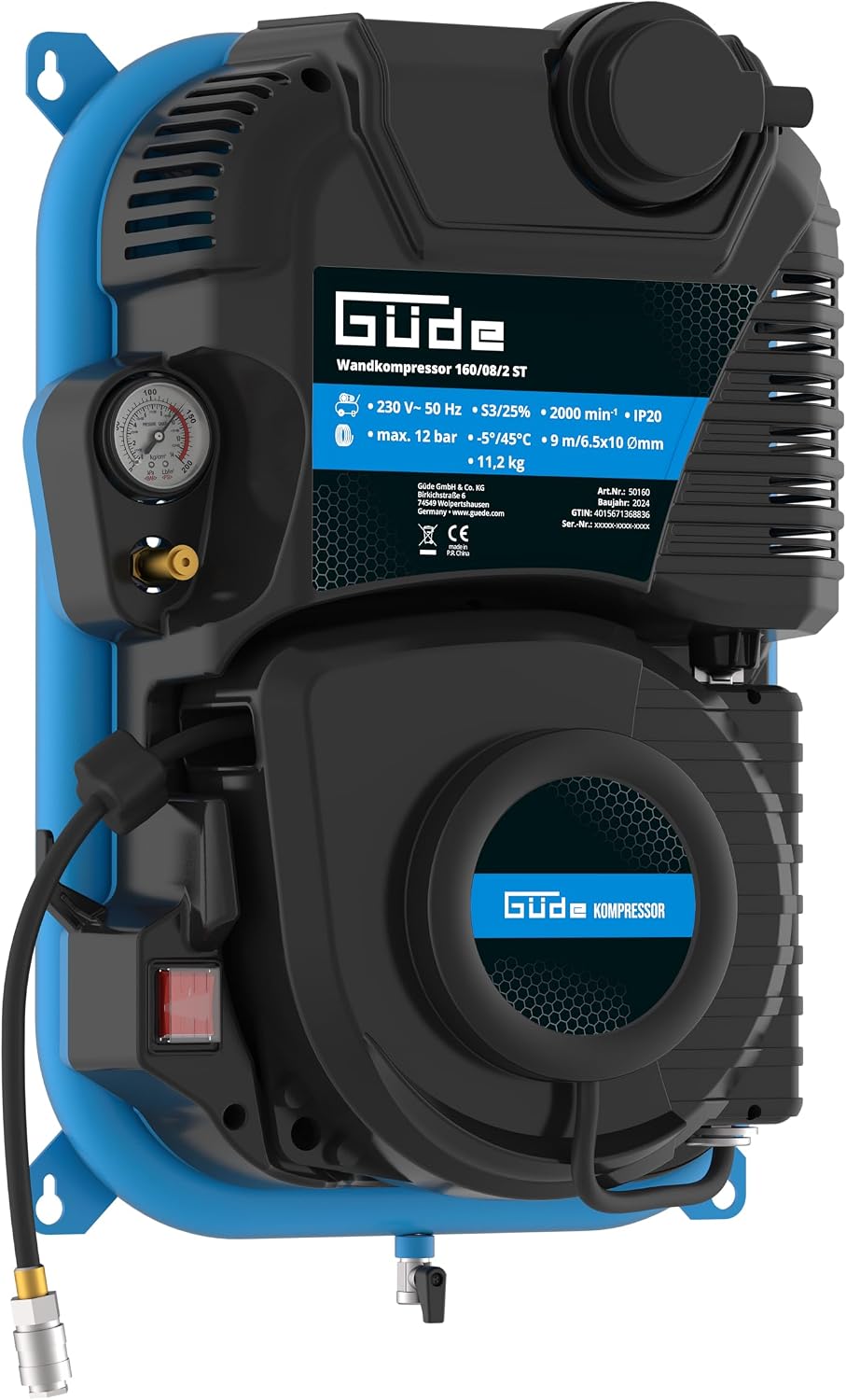 Güde Wandkompressor 160/08/2 ST