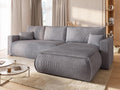 BROMARKT Ecksofa mit Schlaffunktion Couch L Form 270x173x80 cm Hellgrau